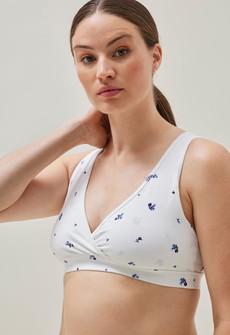 Essential maternity and nursing bra - Flower print via Boob Design