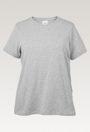 Maternity t-shirt with nursing access - Grey Melange from Boob Design