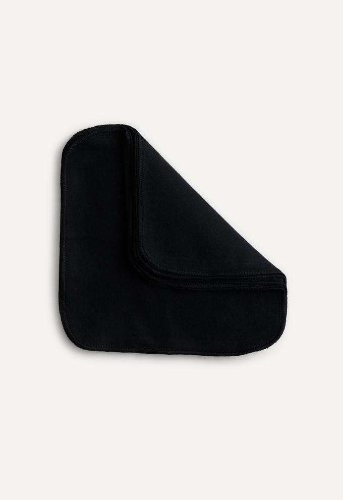 Reusable Cloth Wipes - Black from Boob Design