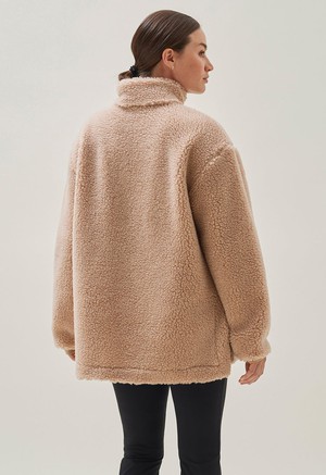 Pile fleece sweater - Beige from Boob Design