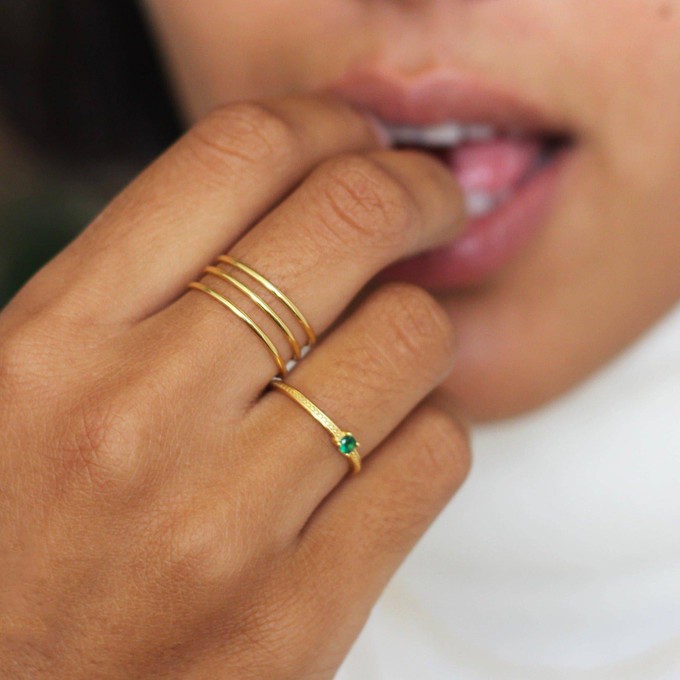 THE JADA RING - 18k gold plated from Bound Studios