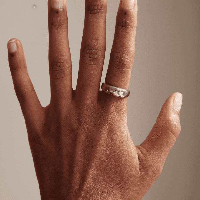 THE HARPER RING - solid gold from Bound Studios