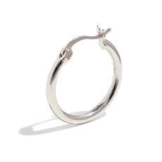 THE BASE HOOP M - sterling silver via Bound Studios