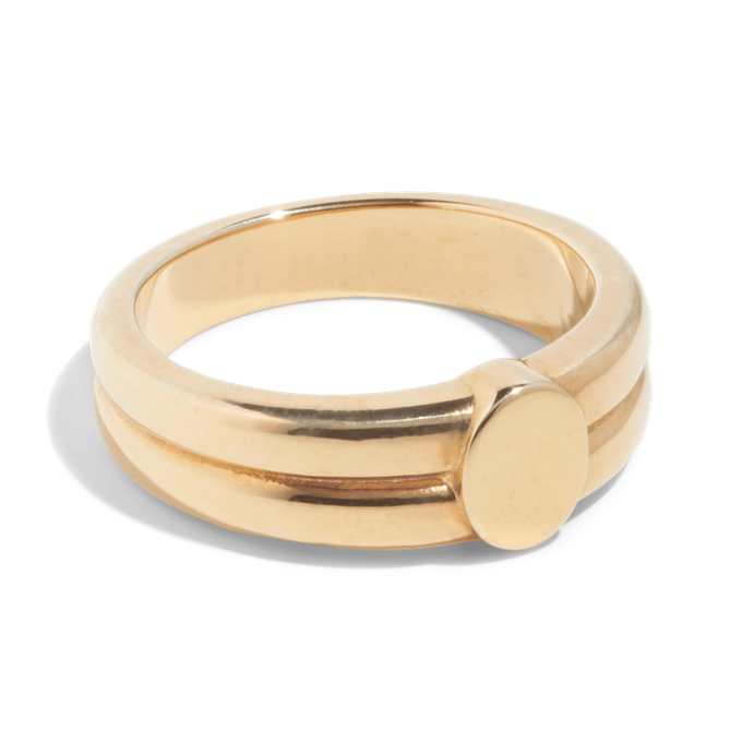 THE HARLOW RING - Solid 14k yellow gold from Bound Studios