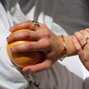 THE ONA RING - 18k gold vermeil from Bound Studios