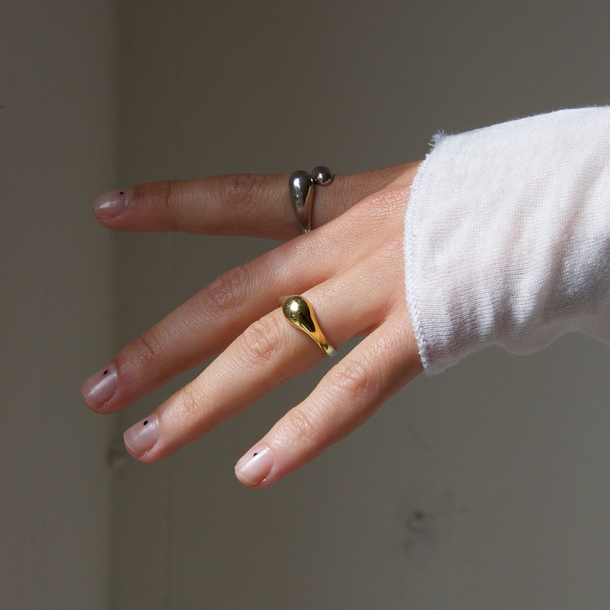 THE JUNE RING - solid gold from Bound Studios