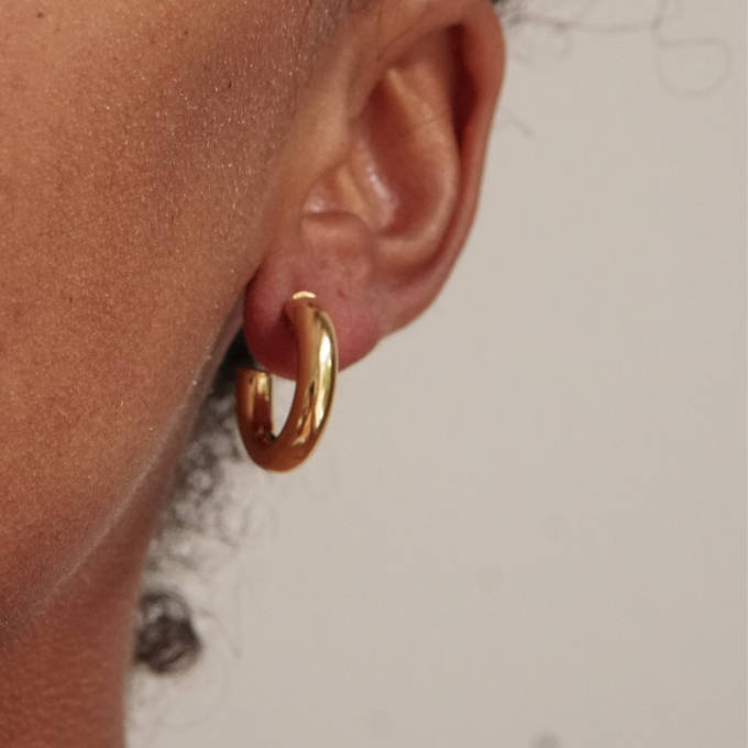 THE KENDAL HOOP S - 18k gold vermeil from Bound Studios