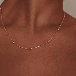 THE CAMI NECKLACE - Solid 14k gold from Bound Studios