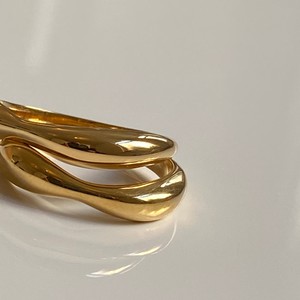 THE DOUBLE TROUBLE RING SET - Solid 14k gold from Bound Studios