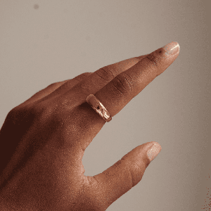 THE HARPER RING - solid gold from Bound Studios