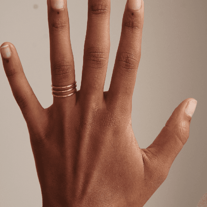 THE JADA RING - 18k gold plated from Bound Studios