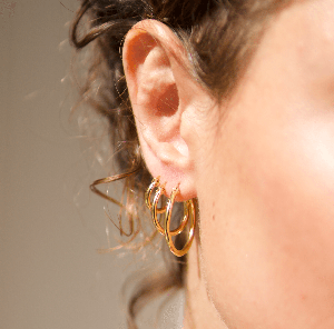 THE BASE HOOP L - 18k gold vermeil from Bound Studios