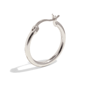 THE BASE HOOP M - sterling silver from Bound Studios