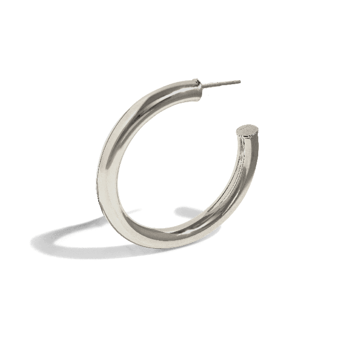 THE KENDAL HOOP L - sterling silver from Bound Studios