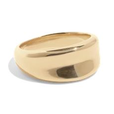 THE AVA RING - 18k gold vermeil via Bound Studios