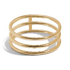 THE JADA RING - 18k gold plated via Bound Studios