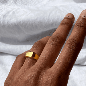 THE SPENCER RING - solid gold from Bound Studios