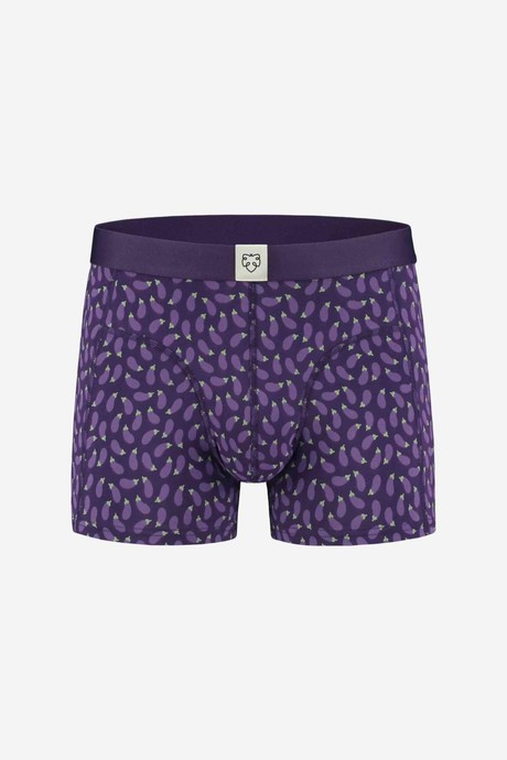 Arthur boxer aubergine print from Brand Mission