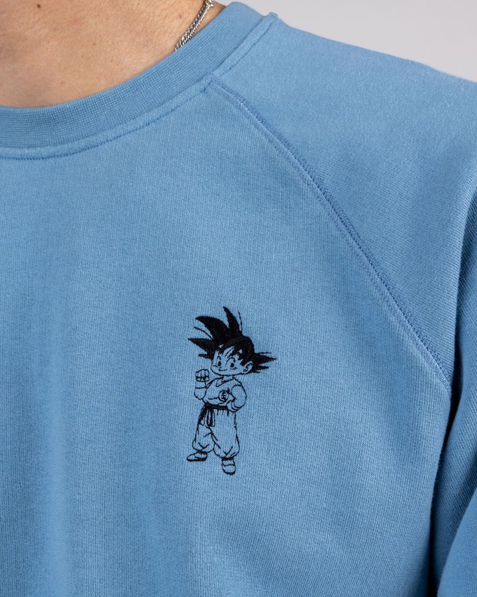 Dragon Ball Goku Sweatshirt Blue from Brava Fabrics