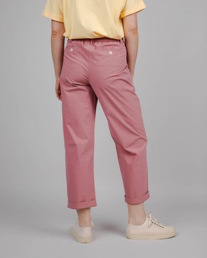 Elastic Pleated Chino Dusty Pink from Brava Fabrics