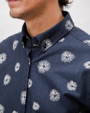 Urchin Flannel Shirt Navy from Brava Fabrics