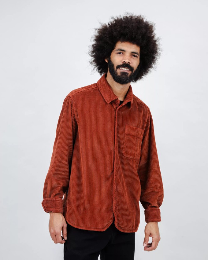 Corduroy Overshirt Copper from Brava Fabrics