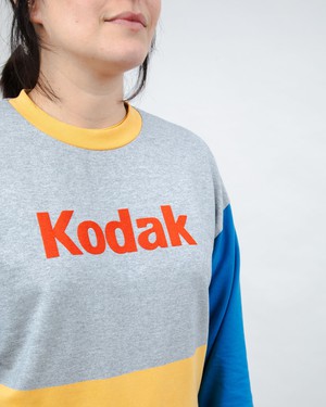 Kodak Block Rounded Sweatshirt Multicolor from Brava Fabrics