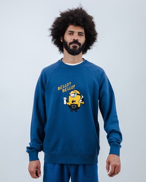 Minions Bello Bello Sweatshirt Blue from Brava Fabrics