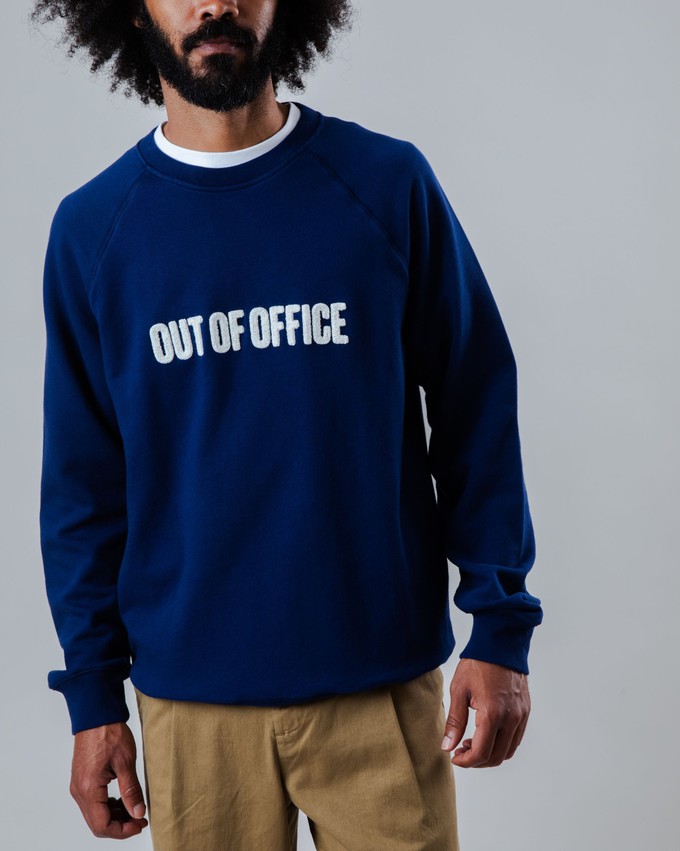 Out of Office Sweatshirt Navy from Brava Fabrics