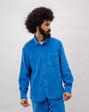 Corduroy Overshirt Blue from Brava Fabrics