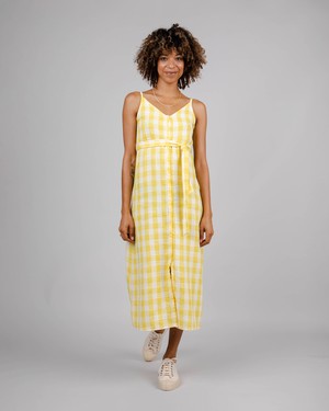 Lorena Strap Dress Lemon from Brava Fabrics