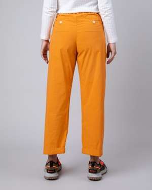 Elastic Pleated Chino Pants Yellow from Brava Fabrics