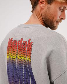 Kodak Color Oversize Sweatshirt Grey via Brava Fabrics