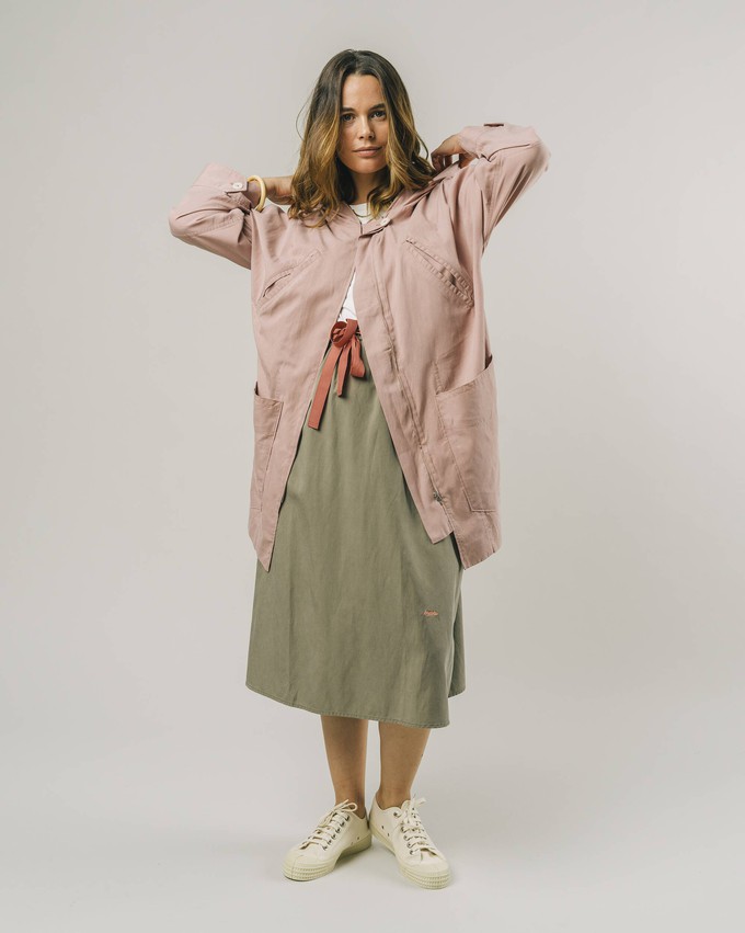 Ischia Oversized Parka Pink from Brava Fabrics