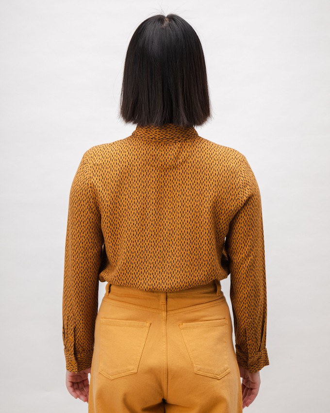 Mist Viscose Blouse Ochre from Brava Fabrics