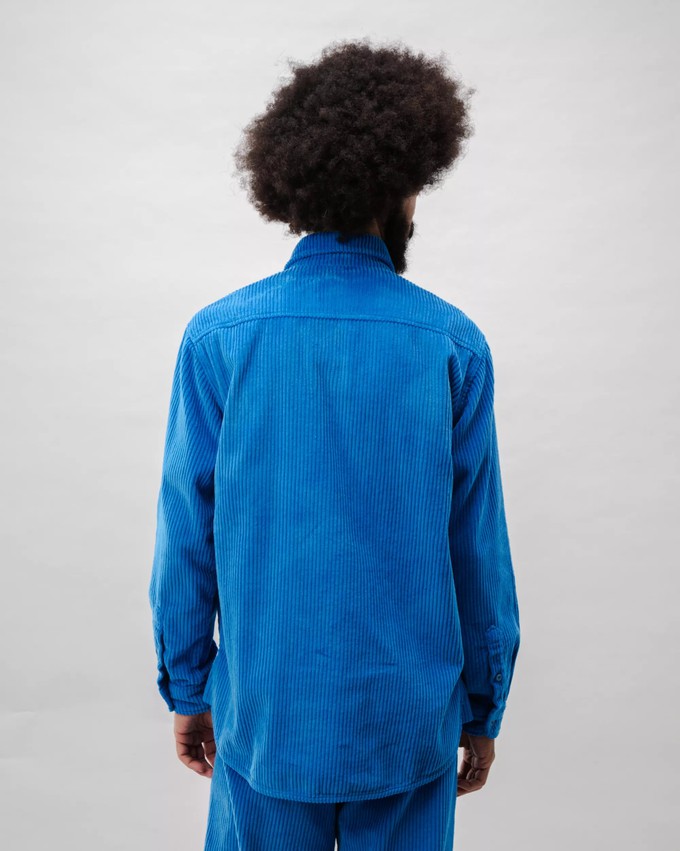 Corduroy Overshirt Blue from Brava Fabrics