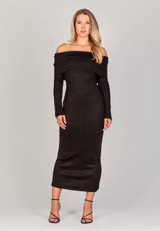 Bonnie Dress Black via C by Stories