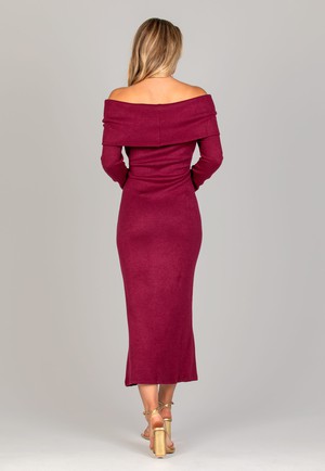 Bonnie Dress Bordeaux from C by Stories