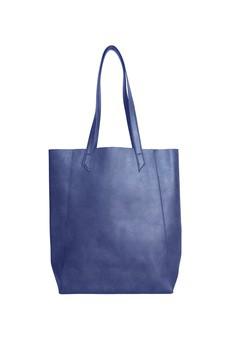 Basic shoulder bag - Navy Blue via CANUSSA