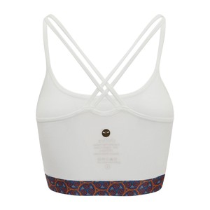 Warm Chakra Yoga Bra White from chaYkra