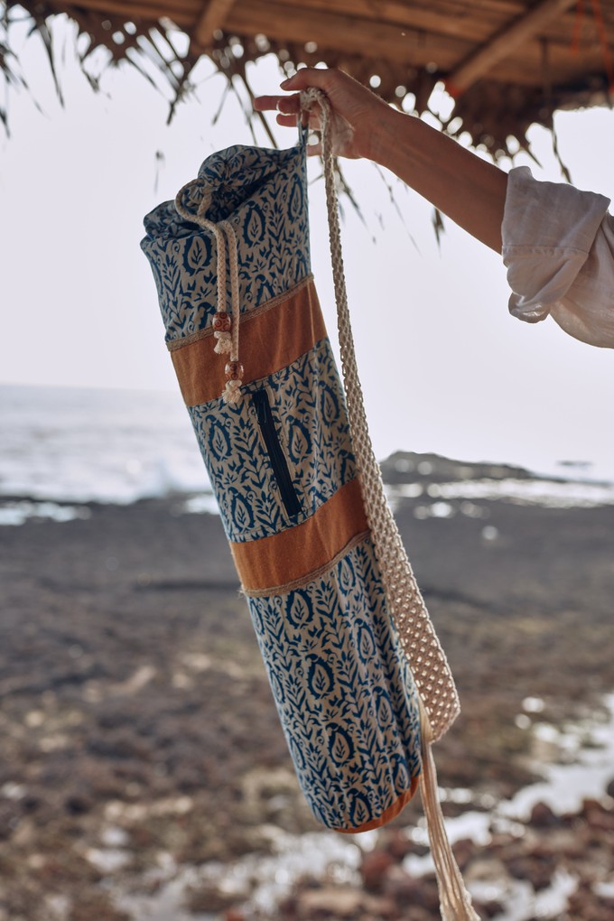 Indian Summer Cotton Fabric Eco Yoga Bag from chaYkra