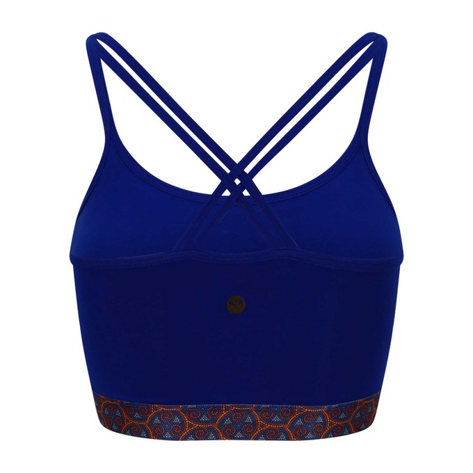 Warm Chakra Yoga Bra Blue from chaYkra