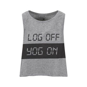 Log Yog Crop Grey from chaYkra