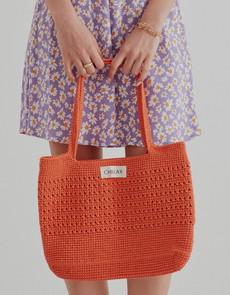 Paradise Orange Crochet Bag via Chillax