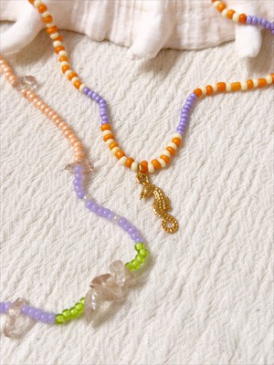 Sun Sparkle Seahorse & Crystal Necklaces from Chillax