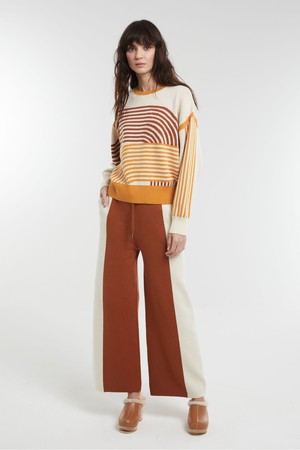 OFF WHITE CARAMEL AXEL ZEN SWEATER from Cool and Conscious