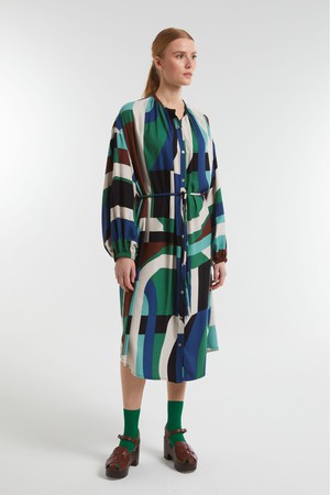 BLUE GREEN PARADIS SUPERSONIC DRESS from Cool and Conscious