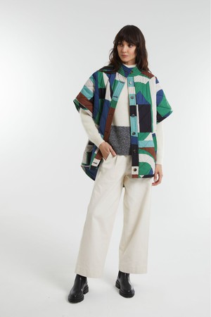 BLUE GREEN ERIN SUPERSONIC COAT from Cool and Conscious