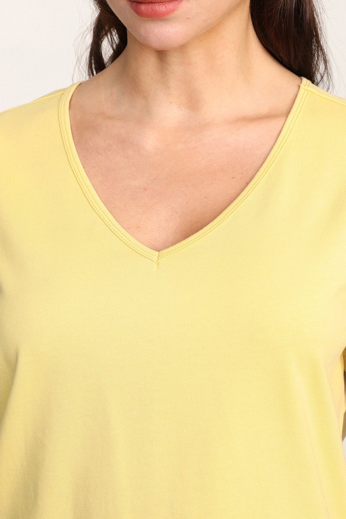 Organic Cotton V-Neck T-Shirt from Ecoer Fashion