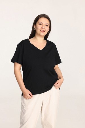 Organic Cotton V-Neck T-Shirt from Ecoer Fashion